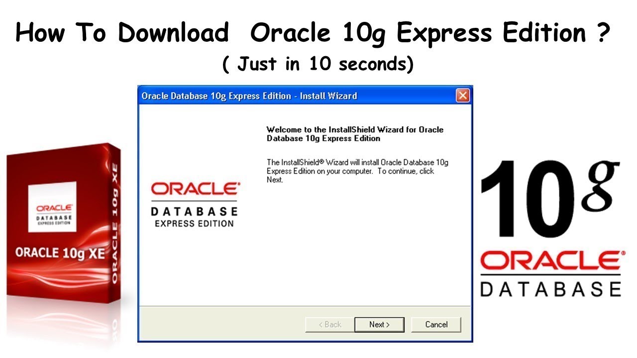 oracle 10g download for windows